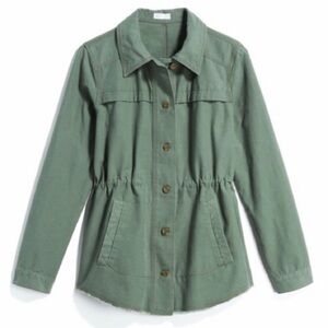 Gentle Fawn Women's Olive Green Utility Jacket Size M